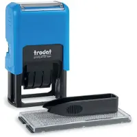 Trodat Dateur Printy 4.0 4750 Typo Set, bleu