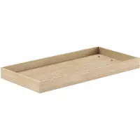Vipack - Tiroir de lit sur roulettes, dimensions 90 x 190 cm, en bois de hêtre partiellement massif, finition naturelle