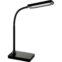 Alco Lampe de bureau LED noire (360 lm)