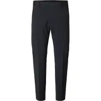 Selected Pantalon à plis 'SLHLiam' bleu nuit