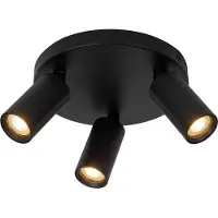 Lucide Ritmo Spot de Plafond 3 Lights | Black