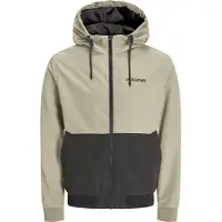 Jack & Jones Veste mi-saison 'JJERush' noisette / noir