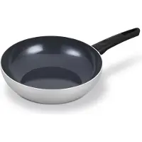 Brabantia Indu+ Wok, 28 cm, anti-adhésif, Poêle + casserole, Gris