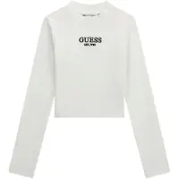 GUESS T-Shirt noir / blanc