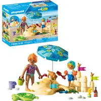 Playmobil Family Fun At The Beach Construction Game Jaune Enfants