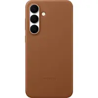 Samsung Original Coque KindSuit en Cuir Végan pour Galaxy S25 FE - Tan
