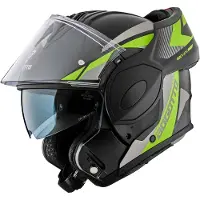 Bogotto FS-X600 Atyr casque pliable, noir mat/gris/jaune, M