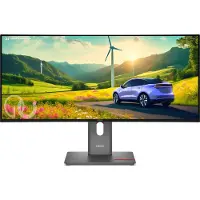 Lenovo ThinkVision P34WD-40 - Écran LED - incurvé - 34" - 3440 x 1440 @ 120 Hz - IPS - 350 cd/m² - 2000:1 - DisplayHDR 10 - 4 ms - HDMI, DisplayPort, USB-C - noir eclipse
