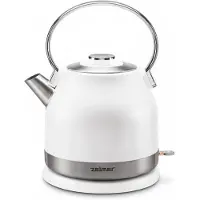 Zelmer Bouilloire ZCK7940 Blanc Gris Acier inoxydable 2200 W 1,5 L