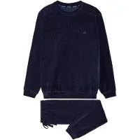 Hom Pyjama long 'Ronnie' bleu marine