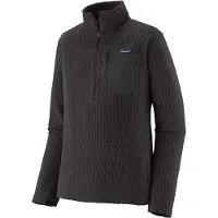 Patagonia - Polaire technique demi-zippée - M's R1 Air Zip Neck Black pour Homme - Taille XL - Noir