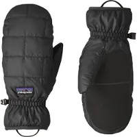Patagonia - Moufles chaudes et imperméables en PrimaLoft&reg; - Nano Puff Mitts Black - Taille XS - Noir
