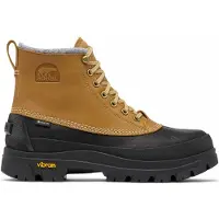 Sorel - Bottes chaudes et imperméables en GORE-TEX - Daystorm Horizon GTX Caribou Buff Black pour Homme en Cuir - Taille 41 - Marron