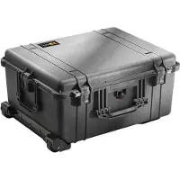 Peli Valise de protection avec roulettes (Chariot photo), Housse pour appareil photo, Noir