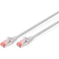 Digitus Câble de raccordement, Cat 6, S/FTP, 15,0 m, gris