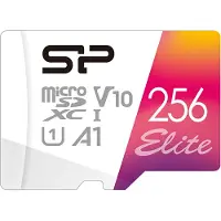 Silicon Power Carte microSDXC Elite 256 Go CL10 UHS-1/U1 A1