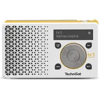 Technisat Digitradio 1 hr1 Edition blanc/jaune (DAB+ DAB, FM), Radio, Jaune, Blanc