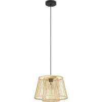 Eglo Lampe suspendue en bois Hykeham Ø 38 cm