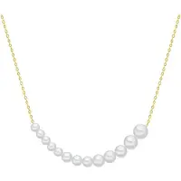 Valero Pearls Chaîne or / blanc perle