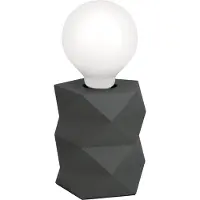 Eglo Swarby Lampe de bureau contemporaine 1 lumière gris ciment