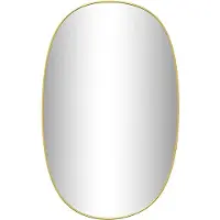 vidaXL Miroir mural Doré 70x45 cm