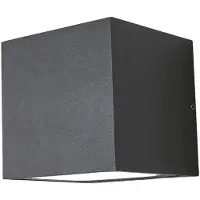 LUCANDE - Merjem Big Down Applique Murale d'Extérieur IP54 Dak Grey