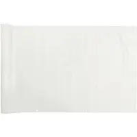 vidaXL Pare-vue balcon blanc 700x120 cm PVC
