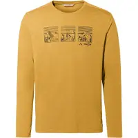 Vaude Rosemoor Ii Long Sleeve T-shirt Jaune L Homme