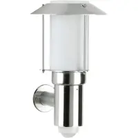 Albert Lampe d'extérieur en acier inoxydable Lantern avec capteur