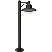 Albert Lampe d'allée de jardin Mauty 90 cm - noir