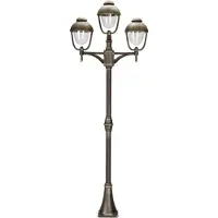 Albert Lampe d'extérieur 3 lumières Jardi 228 cm - bronze
