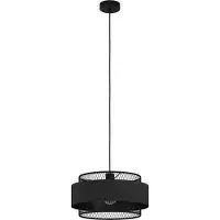 Eglo Lampe pendante noire Bazely Ø 40cm - 1x E27