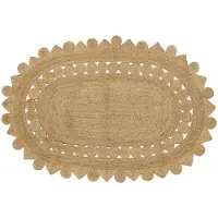 vidaXL Tapis Marron 152 x 245 cm Jute