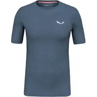 Salewa Cristallo Warm Alpine Merino Responsive Short Sleeve Base Layer Bleu M Homme