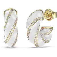 GUESS Le Mirage Jube05383 Earrings Doré Femme