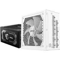MSI Mag A1000gl Pcie5 80 Plus Gold 1000w Modular Power Supply Clair One Size / EU Plug 220V