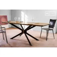 PIB Table de repas en laiton Liverpool
