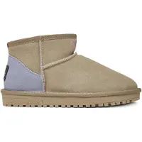 Pepe Jeans pour femme/filles. PGS500007 Bottines en cuir taupe Diss Half (37), Plat, Aucun, Casuel, mode enfantine