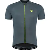 Rogelli Hommes, Maillot de cyclisme, Explore (L), Noir, Gris, Multicolore, L