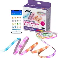 WiZ Connected Bande Led Rgbic 10 M (2x5m) Lumière Multicolore (929004140001)