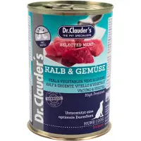Dr. Clauder's viande de veau avec légumes pâtée pour chien