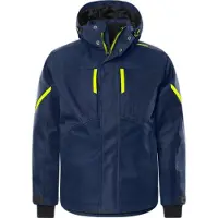 Fristads Veste d'hiver Airtech 4058 GTC Marine/Vigilance-Jaune L