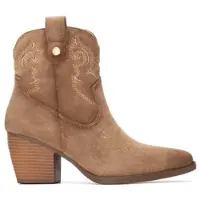 Refresh pour femme. 17301402-BEIGE Bottines 173014 beige (41), 3 à 5 cm, Fermeture éclair, Casuel