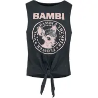 Bambi Top Disney de - S - XXL - pour Femme - noir - Taille XXL
