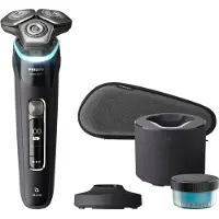 Philips Rasoir Série 9000 S9976/55 pour homme, avec fonction rotative et tondeuse, noir