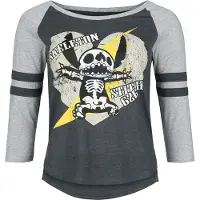 Lilo & Stitch T-shirt manches longues Disney de - Skeleton Stitch - S - XXL - pour Femme - multicolore - Taille L