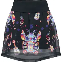 Lilo & Stitch Jupe courte Disney de - Viva Mexico - L - 3XL - pour Femme - multicolore - Taille XXL