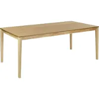 Beliani Table À Manger 8 Places Ermelo Imitation Bois Bois Clair