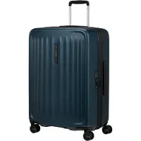 Samsonite Fyrm Spinner - Valise extensible - dimensions 67 x 24 cm - Steel Blue