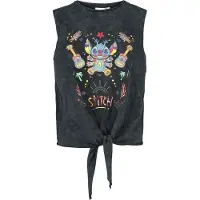 Lilo & Stitch Top Disney de - Viva Mexico - S - XXL - pour Femme - noir - Taille XXL